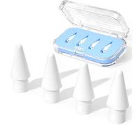JOOSKO Replacement Pencil Tips for Apple Pencil Pro/USB-C/2nd Gen/1st Gen Tips(with Storage case),wear-Resistant Tips for iPad Pencil Accessories (4 Pack,Blue)