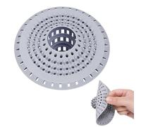 JOOTUEPO 1 Pack Silicone Shower Drain Hair Catcher, Silicone Sink Strainer Protector Shower Drain Cover Hair Stopper Trap Sink Filter for Bathroom Bathtub Kitchen