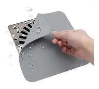 JOOTUEPO 2 Pack Anti-odour Silicone Shower Drain Cover, 8" Extra Large Sink Plug, Drain Covers for the Bathroom, Effective Solution Against Bad Odours, Long-lasting Protection of Your Sanitary