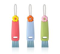 JOOTUEPO 3-in-1 Cup Lid Crevice Cleaning Brush, 3 Pack Multifunctional Water Bottle Cover Crevice Cleaning Brush, Portable Bottle Cleaning Brush, Cleaning Tools for Home Kitchen