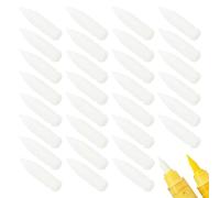 JOOTUEPO 30pcs Paint Marker Replacement Nibs Acrylic Paint Marker Nibs, Acrylic Nylon Replacement Nib for Refillable Brush Pens Wear Resistant, Art Supplies for Illustrators Students Graffiti Artists
