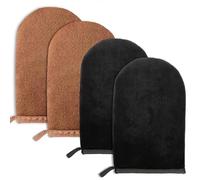 JOOTUEPO 4 Pcs Self Tanning Mitt Set, Original Tanning Mitt - Self Tan for Streak-Free Finish & Stain-Free Hands, for Body Fake Tan for Applying on the Body