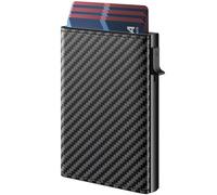 JOOTUEPO Credit Card Holder, Mens Wallet Card Holder, Mens Wallet RFID Blocking Slim Wallet for Men, Minimalist Wallet for Men, Aluminum Pop up Wallet