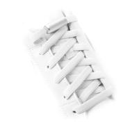 JOOTUEPO No Tie Shoe Laces for Trainers, Elastic Shoelaces White Laces No Tie, Premium Elastic Weave & Quick Lock Buckle, Flat Shoe Lace For Adults & Kids