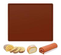 JOOTUEPO Silicone Baking Trays, Swiss Roll Baking Tray, Non-Stick Baking Mat Silicone Baking Trays Swiss Roll Tin for Cooking, Baking, Bread, Cookies