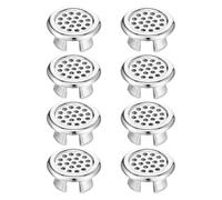 JOOTUEPO Sink Overflow Ring, 8 PCS Sink Hole Replacement Overflow Hole, Mesh Sinks Overflowed Cover, Bath Overflowed Covers, Drain Cap Cover Insert in Holes, for Bathtub/Kitchen/Sinks
