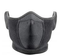 JOOTUEPO Ski Half Face Mask, Adjustable Fastener Windproof Men Women for Skiing Snowboarding Motorcycling Running, Winter Outdoor Sports Highly Breathable Warming (Black)