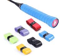 JOOTUEPO Tennis Racquet Over Grip Anti Slip Overgrip, 6 Pack Colorful Racquet Grip, Replacement Handle Grip Tape, Self-Adhesive Stretchy Non-Slip Tennis Racket Grip Tape for Tennis, Badminton