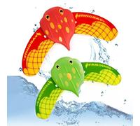 JOOTUEPO Underwater Gliders for Kids, 2 Pcs Diving Toys for Swimming Pool, Devil Fish Swimming Pool Toy, Fun/Safe and Durable EVA, for Summer Party/Beach & Swim Training/Dog Interactive Chase