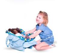 Joovy Toy Car Seat Baby Doll Carrier Featuring Crash-Tested Latch System for Safety Machine-Washable Cover for Easy Cleaning and Five-Point Har