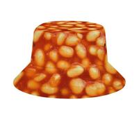 JopaJre Baked Beans Bucket Hat for Women Men Sun Cap Fisherman Hat Packable Beach Caps Travel Outdoor