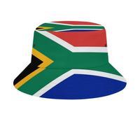 JopaJre South African Flag Bucket Hat for Women Men Sun Cap Fisherman Hat Packable Beach Caps Travel Outdoor