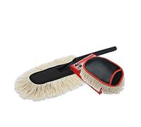 JOPASU Car & Mini Duster Combo - 100% Wax-Treated Cotton for Scratch-Free Cleaning | Regular Duster for Exterior & Mini Duster for Interior | Premium Microfiber, Reusable, Removes Dust & Debris