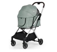 JoPet Pet Stroller for Small and medlium Dogs, Cats, Aluminum Alloy Frame, Dog Cat Stroller, Lightweight, Foldable carts, One-Hand Automatic Folding, Quick Release Wheel (Sage Green)