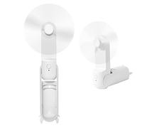 JOPHEK Hand Held Fan, Portable Fan Hand Fan Mini Fan USB Rechargeable Fans with 2 Speeds, 2000mAh Battery Operated Foldable Desk Desktop Fans for Office Bedroom Outdoor Travel