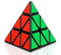 JOPHEK Magic Cube Pyramid, 3x3 Pyraminx Speedcube Magic Cube Puzzle Games for Children