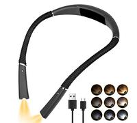 JOPHEK Neck Reading Light, Neck Light Rechargeable Book Light for Reading 3 Colours & 3 Brightness Levels, Reading Lamp in Bed at Night - Book Lamp for Avid Readers & Knitters