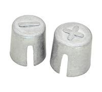 jopiuieo Battery Post Terminal Shims - Auto Lead Terminal Shim Caps Alloy,Terminal Cable End Repair Kits, Anode Cathode Sleeves For Positive Or Negative Post