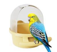 jopiuieo Bird Cage Feeder - Bird Feeder Dispenser for Parakeet - Semi-open Wild Bird Feeder Bird Cage Accessories for Peony Cockatiels, Parrots, Pigeons