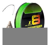 jopiuieo Braid Line | Pro Grade Power Fluorescent Green Fishing Wire,164 Yards 8 Strands Stealth Perception for Ice Fishing Wild Outdoor Saltwater Freshwater