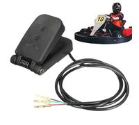 jopiuieo Electronic Foot Pedal, Speed Control Brake Pedal, Accelerator, Electric Vehicle Foot Accelerator, Throttle Speed Control for Kart and Scooter