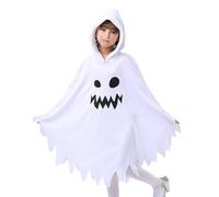 jopiuieo Ghost Costume, Cloak Cape, Glow in the Dark Cape for Halloween Masquerade Theater Performance Family Gathering Festival Celebration Holiday Stage Show