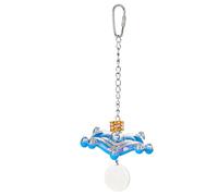 jopiuieo Parrot Toy, Spaceship Rattle for Parrots, Chew Toy for Activity Promotion, Interactive Accessories for Budgies, Lovebirds and Parakeets