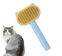 jopiuieo Pet Dematting Comb, Dog Puppy Tangled Hair Brush Detangling Comb, Pet Grooming Supplies, Self-Cleaning Mat Remover For Short-Haired And Long-Haired Cats