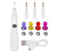 jopiuieo Rhinestone Pen Tool, Rhinestone Applicator Tool, Jewish Pickup Tool, Electric Applicator Picker, 3 Adjustable Suction Modes, Replacement Tip for Craft Decoration, Manicure, Creation