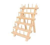 jopiuieo Sewing Thread Holder - Space-Saving Thread Spool Tray with Folding Legs - Foldable Storage for Sewing, Embroidery and Wig Making