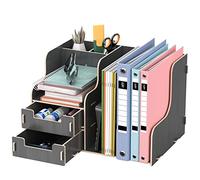 jopoo Desk Tidy Organiser, Office Stationary Storage for Books, Pens, Notebooks