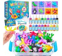 JOPSHEEN Magic Water Elf Kit - 20 Colours Aqua Fairy Water Pets - Squishy Maker Crafts Birthday Gifts for Boys and Girls