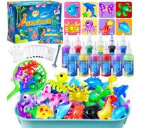 JOPSHEEN Magic Water Elf Kit for Kids - Aqua Fairy Water Pets with 12 Colours - Squishy Maker Crafts Birthday Gifts for Boys and Girls