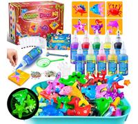 JOPSHEEN Magic Water Elf Toy Kit for Kids - Aqua Fairy Water Pets with 10 Colours - DIY Crafts Birthday Gifts for Boys and Girls