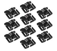 Jopto 10PCS Universal Tactical Military Hydration Tube Clips Water Tube Clip MOLLE Webbing Attachment Adjustable Angle 360°Rotatable Bladder Drinking Water Tube Clip Pipe Clamp Multi-function Tool