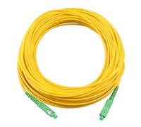 Jopto 20m(66ft) Fiber Optic Cable SC/APC to SC/APC Connector Simplex Single mode 9/125 Fiber Patch Cable Compatible with FTTH Cables PVC LSZH Jacket-Optics Pigtail Lead Series