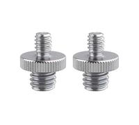 Jopto 2Pcs 1/4 inch Male to 3/8 inch Male Metal Threaded Screw Adapter Tripod Screw Converter for Camera, Tripod, Monopod, Shoulder Rig, Light Stand, Camera Cage