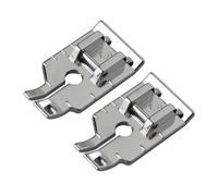 Jopto 2pcs 1/4"(Quarter inch) Quilting Patchwork Sewing Machine Presser Foot Compatible with All Low Shank Snap On Singer, Brother, Babylock, Euro-Pro, Janome, Kenmore, New Home, White, Simplicity