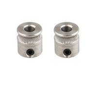 Jopto 2PCS Makerbot MK7 Direct Drive Extruder Hobbed Gear 1.75mm Filament 3D Printer Extruder Pulley 5mm Shaft Reprap