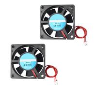 Jopto 2PCS Mini Brushless Silent 3D Printer Cooling Fan 60x60x20mm 6020 DC 5V Fan With 2 Pin Terminal Compatible With Laptop 3D Printer PC CPU Computer Cases For DIY With 30cm/11.81inch Cable