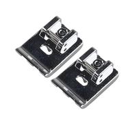 Jopto 2pcs Piping Presser Foot Double Welting Domestic Sewing Machine Metal Accessory Compatible with Most Low Shank Snap On Brother, Babylock, Singer, Euro-Pro, Janome, Kenmore, Elna, PFAFF, Juki