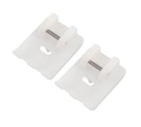 Jopto 2pcs Plastic Piping Presser Foot Double Welting Domestic Sewing Machine Metal Accessory Compatible with Most Low Shank Snap On Brother, Babylock, Singer, Euro-Pro, Janome, Kenmore, Elna, PFAFF