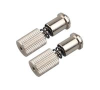 Jopto 2pcs Universal Change Presser Foot Screw Sewing Machine Spring Clamp Rustproof Sturdy Replacement Accessory for Quick Change Household Sewing Machine Presser Foot (Vertical Stripes)