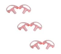 Jopto 3 Pairs Walkie Talkie Headset Replacement Soft Silicone Gel Earplug Earbuds In-Ear Medium Earmold Two Way Radio Air Acoustic Coil Tube Earpiece Kit Compatible with Motorola Kenwood Baofeng