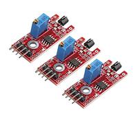 Jopto 3PCS KY-036 Metal Touch Sensor Module Human Body Touch Sensor Board 4 Pin DIY Electronic Kit