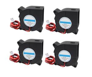Jopto 4PCS 3D Printer Brushless Cooling Fan 40x40x20mm 4020 DC Voltage 5V Silent Mini Blower Fans With 2 Pin Terminal Compatible With 3D Printer Extruder With 30cm/11.81inch Cable