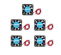 Jopto 5Pcs 3D Printer Fan 12V DC Mini Quiet Cooling Fan 40 x 40 x 10mm with 28cm Cable Compatible with 3D Printer Extruder Hotend Makerbot MK7 MK8 CPU Chip Arduino