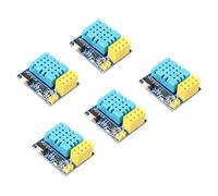 Jopto 5PCS DHT11 Temperature & Humidity WIFI Wireless Transceiver Module Temperature and Humidity Sensor Module Compatible with Arduino