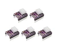 Jopto 5Pcs StepStick DRV8825 Stepper Motor Driver Carrier Reprap Module 4-layer PCB With Mini Heat Sink Compatible with 3D Printer Reprap Ramps1.4 A4988