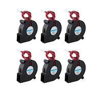 Jopto 6Pcs 3D Printer Cooling Blower Fan DC 5V 50 x 50 x 15mm 5015 Blow Radial Cooling Fan 2Pin Accessories Hot End Extruder Compatible with RepRap i3 3D Printer Cooler Heat Sinks